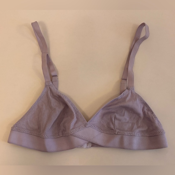 Araks Purple Cotton Bra Size Small - Picture 1 of 4